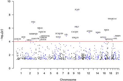 Coronary artery disease risk factors affected by RNA modification-related genetic variants